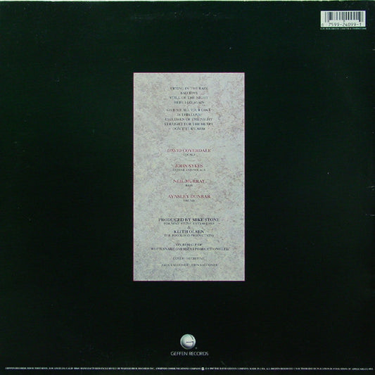 Whitesnake : Whitesnake (LP, Album, DMM)