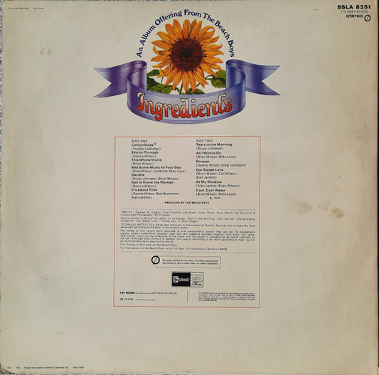 The Beach Boys - Sunflower (LP) (Very Good Plus (VG+)) - Skanderborg Vinyl