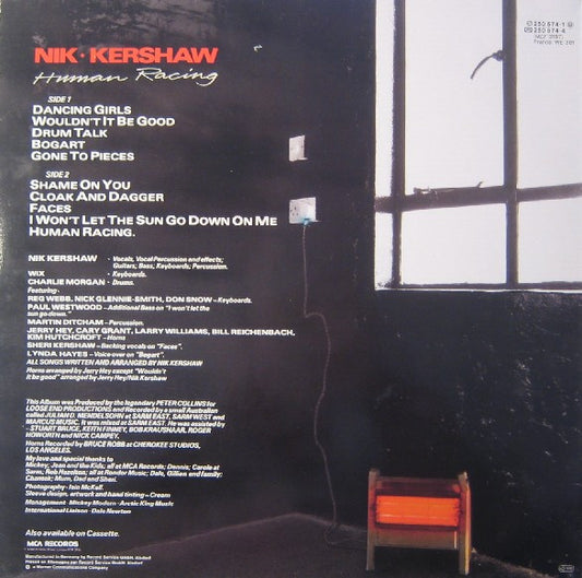Nik Kershaw : Human Racing (LP, Album)