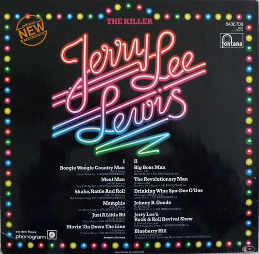 Jerry Lee Lewis : The Killer (LP, Comp)