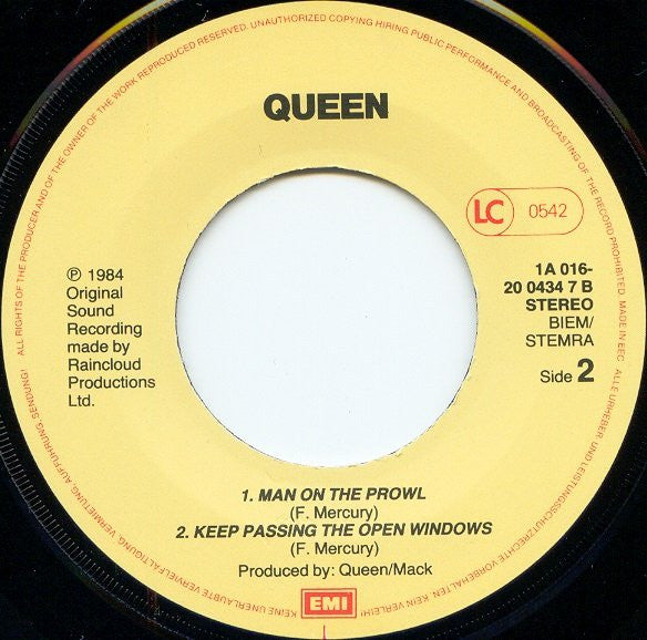 Queen : Thank God It's Christmas (7", Single)