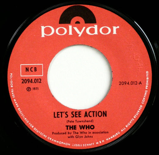 The Who : Let's See Action (7", Single)
