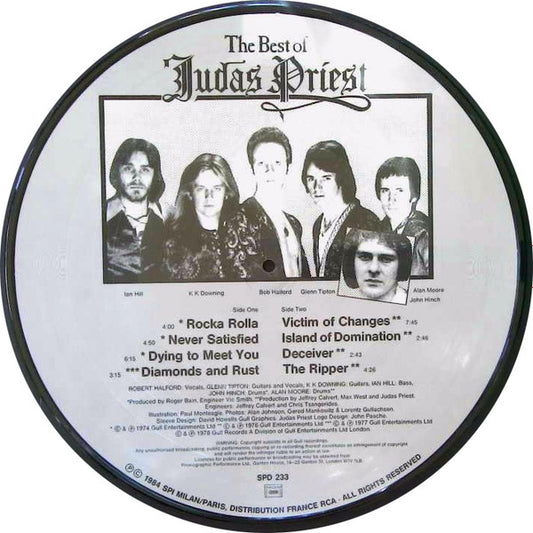 Judas Priest : The Best Of (LP, Comp, Ltd, Pic)