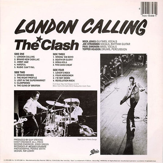 The Clash : London Calling (2xLP, Album)
