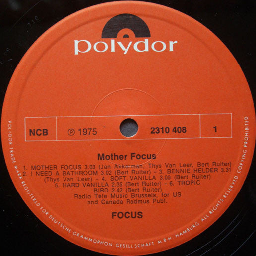 Focus (2) : Mother Focus (LP, Album)
