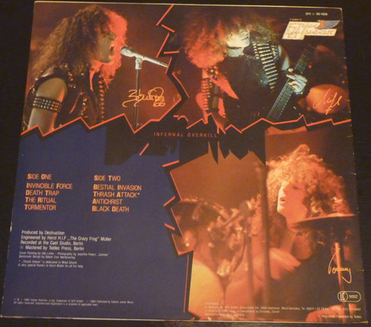 Destruction : Infernal Overkill (LP, Album, RE)