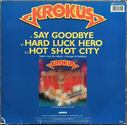 Krokus : Say Goodbye (12")