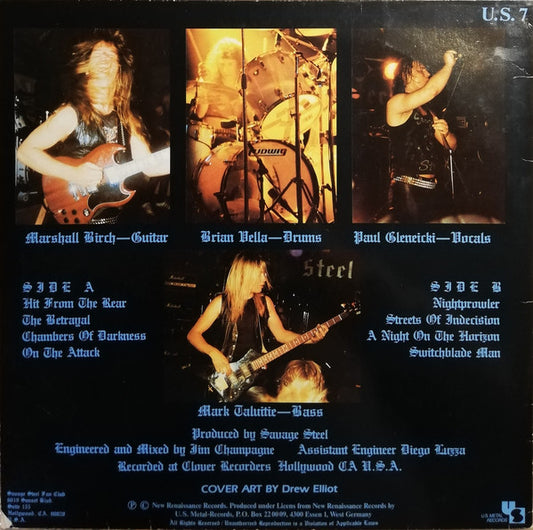 Savage Steel : Begins With A Nightmare (LP, Album)