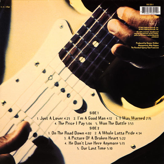 Robert Cray : I Was Warned (LP, Album)