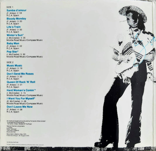 Middle Of The Road : Music Music (LP, Album, Gat)