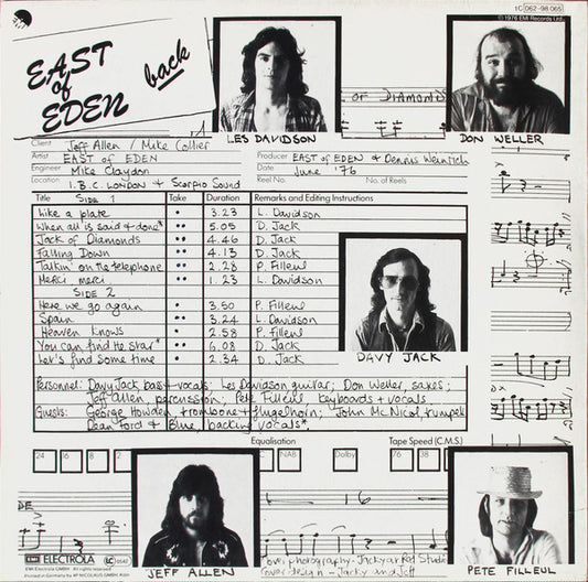 East Of Eden (2) : Here We Go Again… (LP, Album)