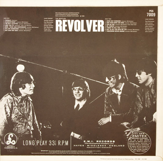 The Beatles - Revolver (LP) (Good Plus (G+)) - Skanderborg Vinyl