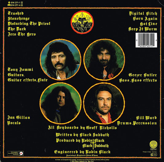 Black Sabbath : Born Again (LP, Album, Red)