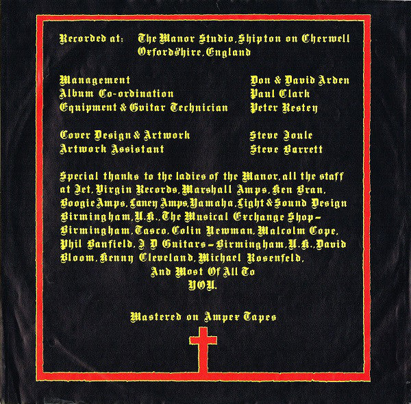 Black Sabbath : Born Again (LP, Album, Red)