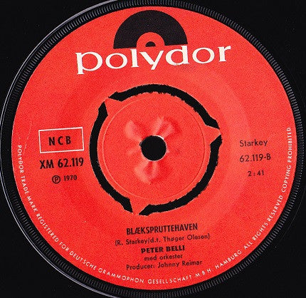 Peter Belli : Bli' Væk Fra Vort Kvarter / Blækspruttehaven (7", Single)