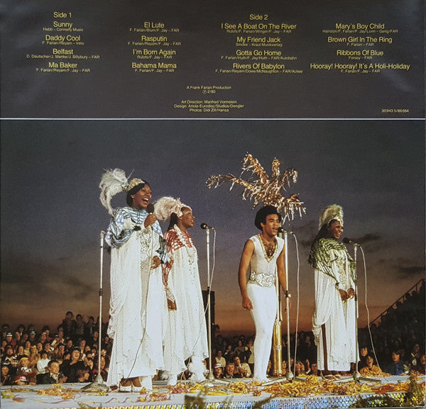 Boney M. : Greatest Hits Of Boney M. (LP, Comp, Club)
