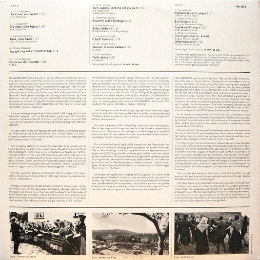 Havnarkórið / Nólsoyingar / Sumbingar : Kór Og Kvæði (LP, Album)