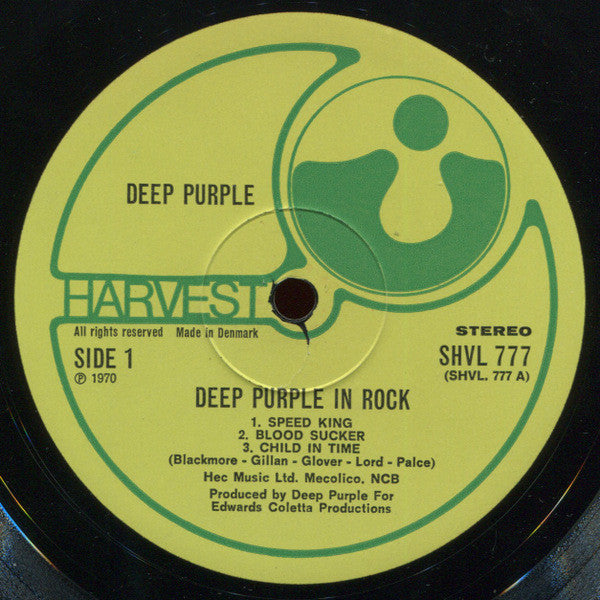 Deep Purple : Deep Purple In Rock (LP, Album, Gat)