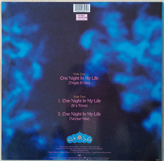 Akasa - One Night In My Life (12") (Very Good Plus (VG+)) - Skanderborg Vinyl