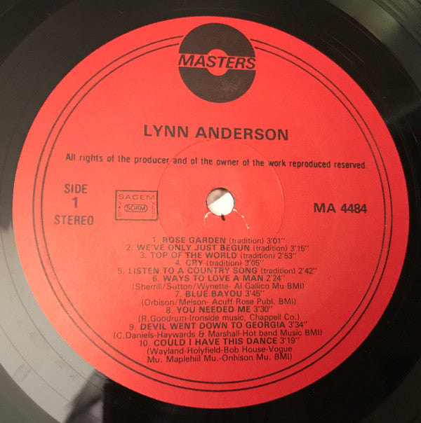 Lynn Anderson : 20 Golden Hits (LP, Comp)