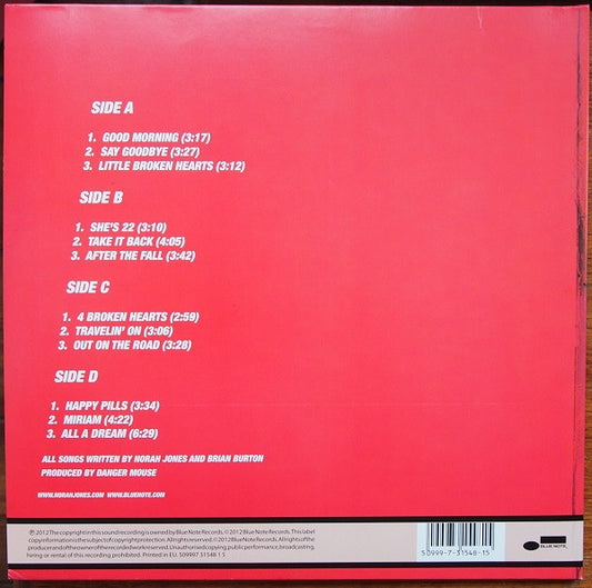 Norah Jones : ...Little Broken Hearts (2xLP, Album, Ltd, Whi)
