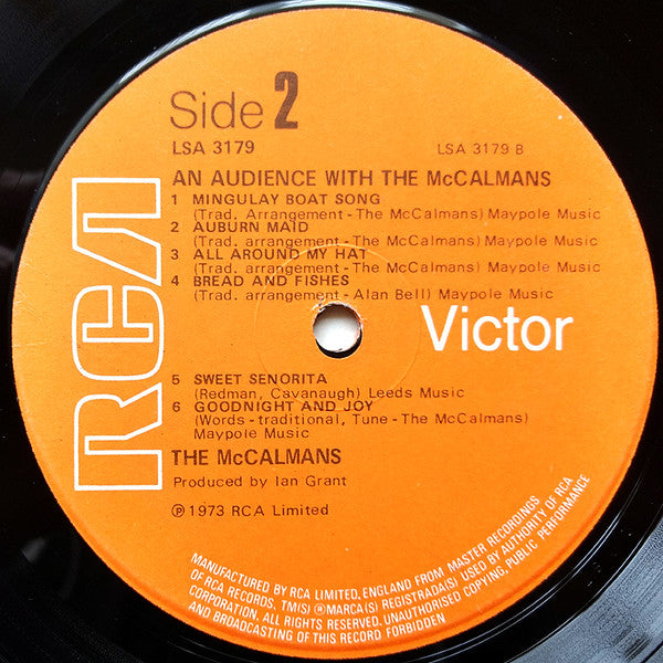 The McCalmans : An Audience With The McCalmans (LP)