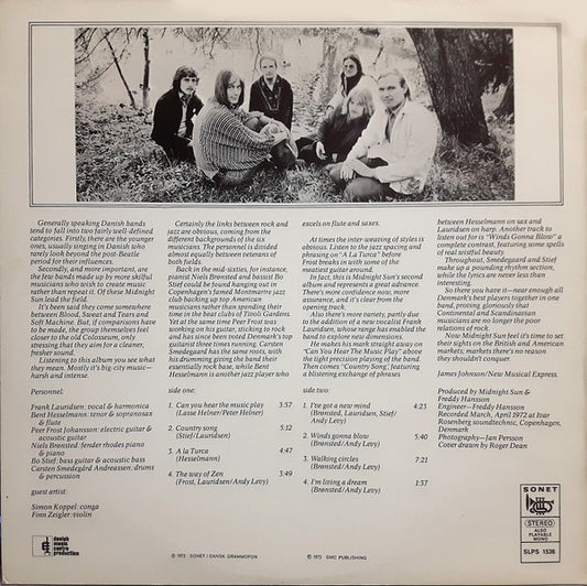 Midnight Sun (4) : Walking Circles (LP, Album)