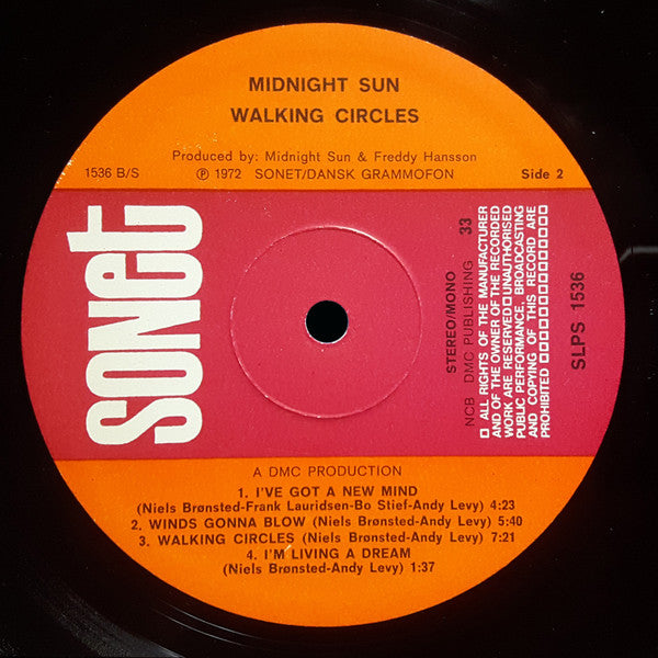 Midnight Sun (4) : Walking Circles (LP, Album)