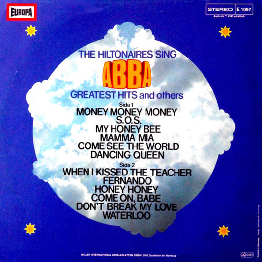 The Hiltonaires : The Hiltonaires Sing Abba's Greatest Hits And Others (LP, Album)