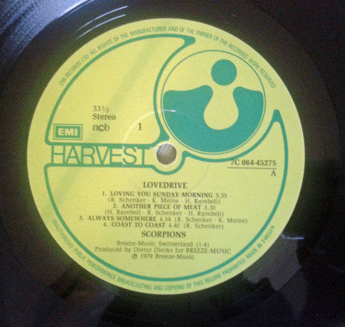 Scorpions : Lovedrive (LP, Album)