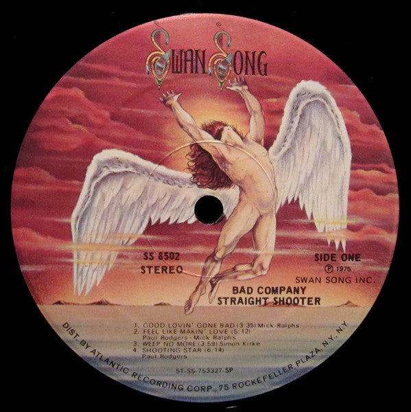 Bad Company (3) : Straight Shooter (LP, Album, RE, SP )