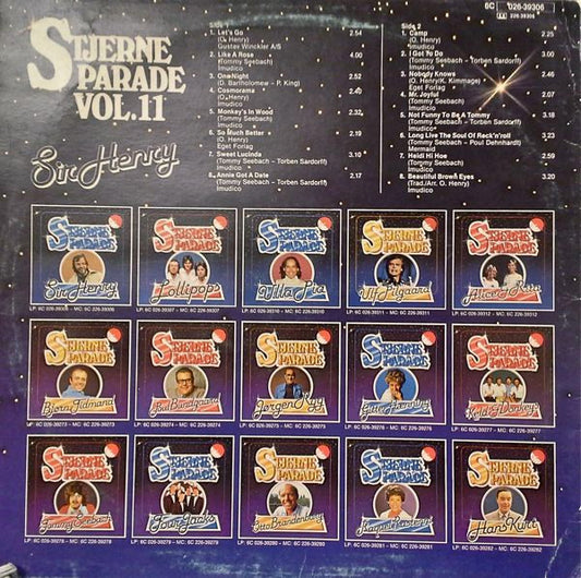 Sir Henry & His Butlers : Stjerne Parade (LP, Comp)