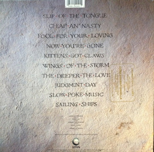 Whitesnake : Slip Of The Tongue (LP, Album)