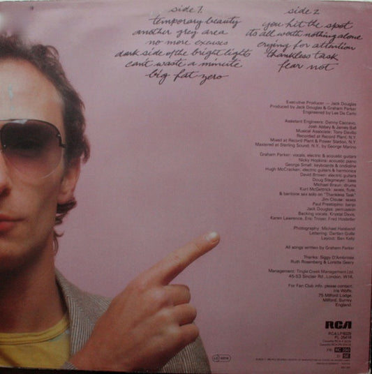 Graham Parker - Another Grey Area (LP) (Very Good Plus (VG+)) - Skanderborg Vinyl