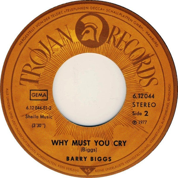 Barry Biggs - Side Show (7") (Very Good Plus (VG+)) - Skanderborg Vinyl