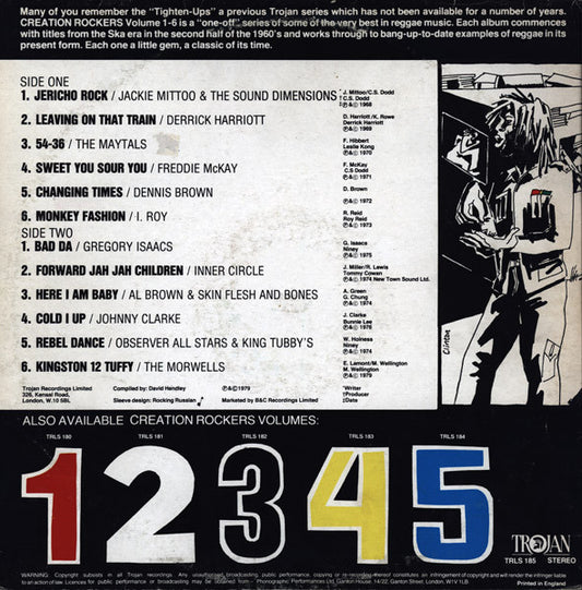 Various : Creation Rockers Volume 6 (LP, Comp, Blu)