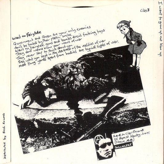 Discharge - Fight Back (7") (Very Good (VG)) - Skanderborg Vinyl