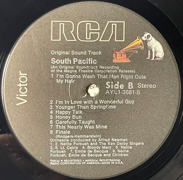 Rodgers & Hammerstein : RCA Victor Presents Rodgers & Hammerstein's South Pacific (An Original Soundtrack Recording) (LP, Album, RE)
