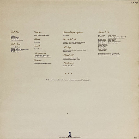 Robert Palmer : Pride (LP, Album)