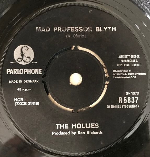 The Hollies : I Can't Tell The Bottom From The Top (7", Single)
