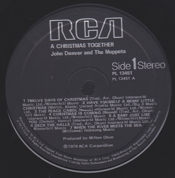 John Denver & The Muppets : A Christmas Together (LP)