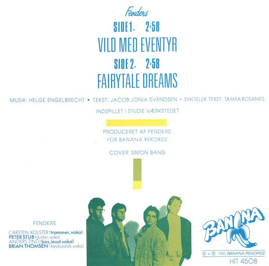 Fenders - Vild Med Eventyr (7") (Very Good Plus (VG+)) - Skanderborg Vinyl