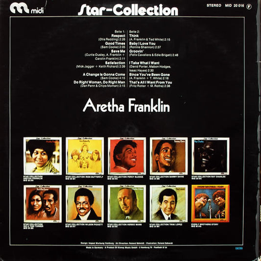 Aretha Franklin - Star-Collection (LP) (Very Good (VG)) - Skanderborg Vinyl