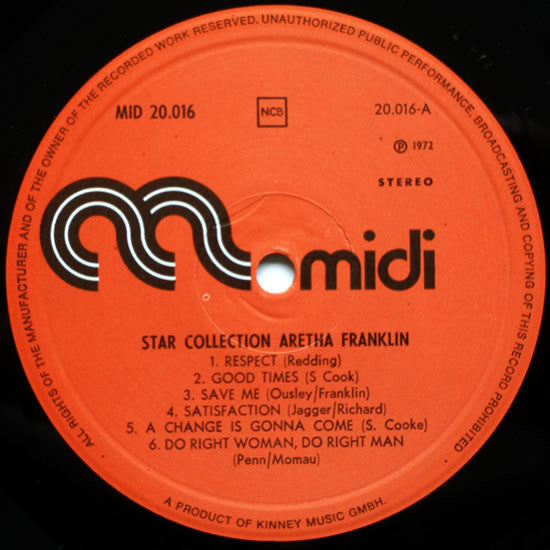 Aretha Franklin : Star-Collection (LP, Comp)