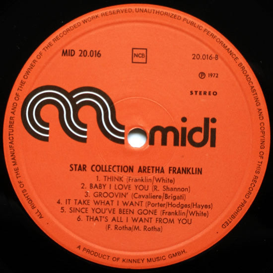 Aretha Franklin - Star-Collection (LP) (Very Good (VG)) - Skanderborg Vinyl