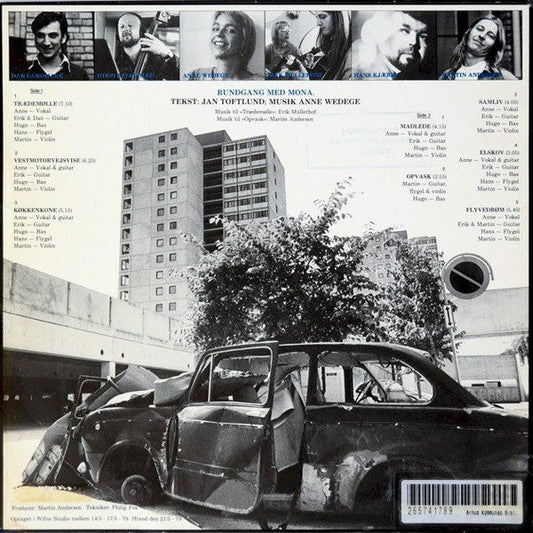 Anne Wedege Tekster Af Jan Toftlund - Rundgang Med Mona (LP) (Very Good Plus (VG+)) - Skanderborg Vinyl