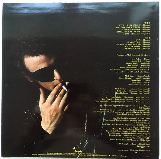 Ian Hunter : Short Back N' Sides (LP, Album)