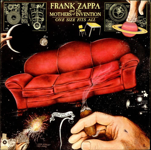 Frank Zappa And The Mothers : One Size Fits All (LP, Album, Gat)
