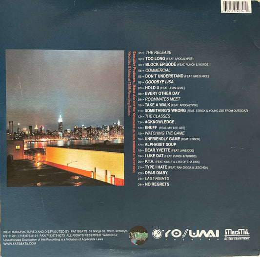 Masta Ace : Disposable Arts (2xLP, Album, RE)