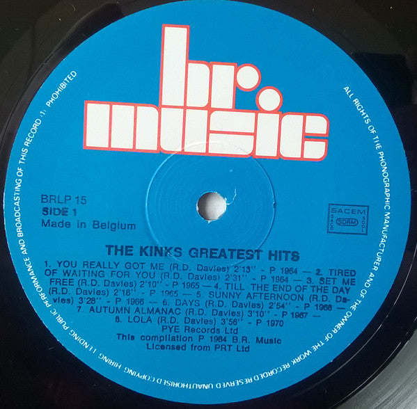 The Kinks : Greatest Hits (LP, Comp)